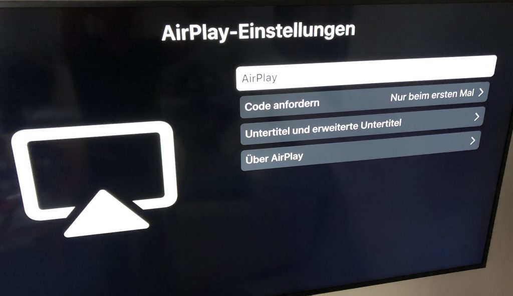 Airplay 2 mit Screen Mirroring auf Samsung TV Andys Blog